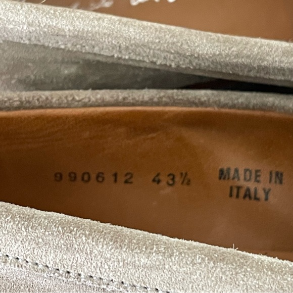 Antonio Maurizi Suede Penny Loafer Tan Size 10.5 - Picture 9 of 10